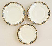 11 Db Francia Porcelán Tányér. Matricás, Jelzett, Hibátlan D: 22 Cm - Autres & Non Classés