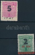 1946 Szombathely Bizonyítvány Kiállítási Díj 73+75 Sz. Bélyegek (8.000) - Non Classés