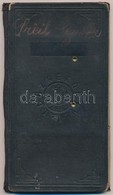 1901-1906 Budapesti Királyi Magyar Tudományegyetem Bölcsészettudományi Leckekönyve, Benne Számos Kiváló Tanár, Lóczy Laj - Non Classés