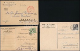 1910-1948 6 Db Fejléces Levelezőlap (Frank Jenő Fehérgyarmat, Huszta Géza Kistemplomtanya, Bikád Puszta, Benedek Sándor  - Unclassified