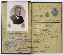 1930 Keményfedeles útlevél / Passport - Non Classés