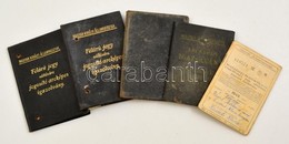 Cca 1930-1950 5 Db MÁV Utazási Igazolvány / Railvay Travel Ids - Non Classés