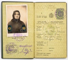 1937 Keményfedeles útlevél / Hungarian Passport - Non Classificati