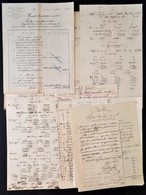 1900 A Budai Királyi Palota Vízmentesítési Munkálatainak Elszámolása Leféber Ágoston Fejléces Papírján, Valamint Szállít - Zonder Classificatie