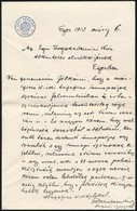 1913 Eger, Egri Zeneakadémiai Kör Elnökségének Részére Szóló Felkérés Az 1848. Március 15. Emlékünnepség Megrendezésének - Non Classés