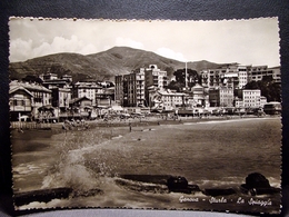 (FG.M16) GENOVA - STURLA - LA SPIAGGIA (viaggiata 1956, Francobollo Strappato) - Genova (Genoa)