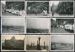 1936 Budapest, úrnapi Körmenet, 26 Db Fotó, Egy Részük Hátulján Feliratozva, Különböző Méretben - Altri & Non Classificati