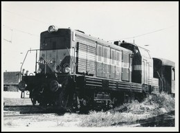 Cca 1960 MÁV Ganz M46 2004 Mozdonya  Fotó / Locomotive 18x13 Cm - Other & Unclassified