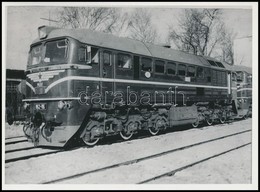 Cca 1960 M62 116-os Mozdony újkorában. Fotó / Locomotive 18x13 Cm - Other & Unclassified