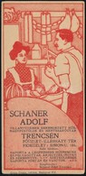 Schaner Adolf Húsnagyfüstölde és Hentesárugyár Trencsén Számolócédula - Advertising