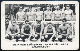 1973 'Az Olimpián Ezüstérmet Nyert Vízilabda Válogatott', A Sportpropaganda Vállalat Kártyanaptára - Pubblicitari