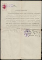 1944 Áttérési Bizonyítvány Izraelita Részére - Other & Unclassified