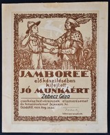 1933 Gödöllő, Jamboree Díszoklevél - Scouting