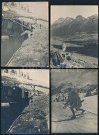 1914-1918 Vegyes Katonai Fotó Tétel, 7 Db, Változó állapotban, Kettő Felületén Törésnyomokkal, Az Egyiken Folttal, 11x8  - Ohne Zuordnung