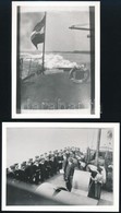 1917 Az Inn Monitor Fedélzetén Lobog A Zászló, Valamint Legénységi Eligazítást Tartanak, 2 Db Az 1980-as években Eredeti - Non Classés