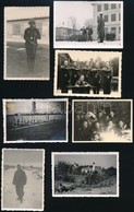 Cca 1940-1943 9 Db Német Katonai Fotó, életképek, Stb., Egy Részük Hátulján Feliratozva, Különböző Méretben - Non Classificati