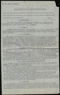 Cca 1914-1918 Katonai és Tábori Bordélyházakról Szóló Rendelkezési, Szabályozási Tervezet, Német Nyelven, 2,5 Gépelt Old - Non Classés