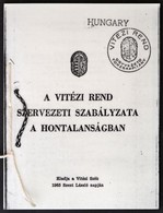 1965 A Vitézi Rend Szervezeti Szabályzata A Hontalanságban. Kiadja A Vitézi Szék. Fénymásolat 30 P. - Non Classificati