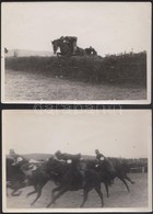 Cca 193-1940 Lovas Katonák Bemutatója, 2 Db Fotó, 12×18 Cm - Ohne Zuordnung