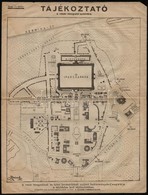 Cca 1940 Budapest, Városliget A BNV Térképe 20x30 Cm - Andere & Zonder Classificatie