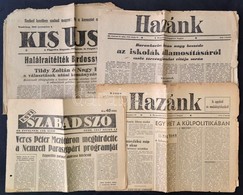 1945-1948 4 Db újság. Kis, Újság, Hazánk, Szabad Szó - Non Classificati