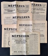 1956 Népszava. Magyar Szociáldemokrata Párt Központi Lapja, 7 Száma, 1956. Október 26., 29.-31., November 1-3., Változó, - Non Classificati