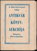 1988 Őszi Könyvaukció. Antikvár Könyvárverés Katalógusa XXVIII. Bp., ÁKV. Papírkötésben. - Non Classés