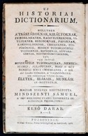 Ladvocat, [Jean Baptiste]: Uj Historiai Dictionarium. Mellyben Régi Patriarcháknak, Tsászároknak, Királyoknak, Fejedelme - Ohne Zuordnung