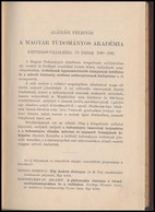 Barthélemy-Saint Hilaire: A Philosophia Viszonya A Természettudományokhoz és A Valláshoz. Fordította: Péterfy Jenő. Bp., - Unclassified