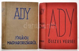 4 Db Ady Endrével Kapcsolatos Könyv. Révész Béla: Ady Endre. Kozma Lajos Borítójával. Bp., 1924. Béta; Szabó Desző: Ady. - Non Classés