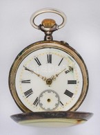 Ezüst Tokos Zsebóra Javítani Való Szerkezettel 49 G / Silver Pocket Watch With Non Working Mechanics. D: 4,2 Cm - Autres & Non Classés