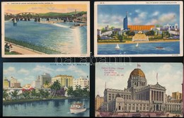 ** * 30 Db RÉGI Külföldi Városképes Lap; Főleg Amerikai / 30 Pre-1945 Town-view Postcards; Mostly American - Non Classificati