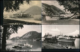 ** * 19 Db MODERN Magyar Hajós Motívum Képeslap / 19 Modern Hungarian Ships Movement Postcards - Unclassified