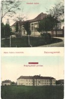T2 Balassagyarmat, Mária Valéria Kórház, Felvételi épület, Belgyógyászati Pavilon + 1913 Bátorfalu Postai ügynökségi Pec - Unclassified
