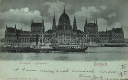 T2 1898 Budapest V. Országház, Parlament, Gőzhajó - Non Classés