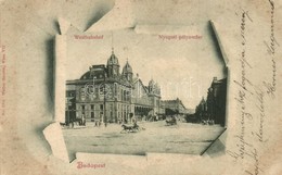 * T3 1900 Budapest VI. Nyugati Pályaudvar, Vasútállomás. Walter Haertel No. 1705. (Rb) - Non Classificati