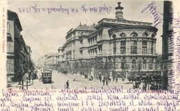 * T2/T3 1900 Budapest IX. Üllői úti Klinikák A Mária Utca Sarkán, Villamos. Divald Károly 110.  (Rb) - Non Classés