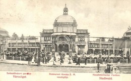 T2 1909 Budapest XIV. Városliget, Pavillon, Kovács E. M. Vendéglője - Non Classificati