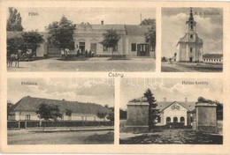 T2 Csány, Fő Tér, Római Katolikus Templom, Plébánia, Halász Kastély - Non Classés