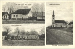 ** T1/T2 Sárszentlőrinc, Evangélikus Templom, Fördös János üzlete, Itt Tanult Petőfi 1832/33-ban - Non Classificati