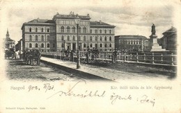 T2/T3 1902 Szeged, Kir. ítélőtábla és Kir. ügyészség. Kiadja Schmidt Edgar (EK) - Non Classificati