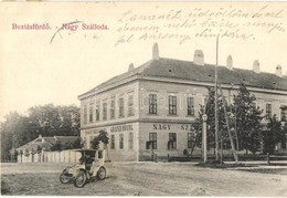 T2 Buziásfürdő, Buzias; Nagy Szálloda / Grand Hotel, Automobile - Non Classés