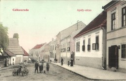 T2/T3 Csíkszereda, Miercurea Ciuc; Apafy Utca, üzletek. Kiadja Szvoboda József / Street View, Shops - Non Classificati