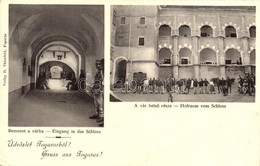 ** T3 Fogaras, Fagaras; Bemenet A Várba, Vár Belső Része. D. Thierfeld Kiadása / Entry To The Castle, Interior (EB) - Non Classés