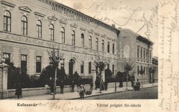 T2/T3 1905 Kolozsvár, Cluj; Városi Polgári Fiú Iskola. Kiadja Lepage Lajos / Boys School (EK) - Unclassified