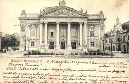 T2/T3 1904 Nagyvárad, Oradea; Szigligeti Színház. Kiadja Helyfi László / Theater (EK) - Non Classés