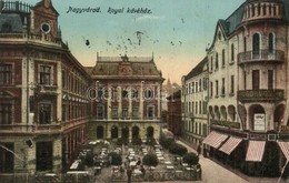 T3 Nagyvárad, Oradea; Royal Kávéház, Duna Biztosítótársaság, Koch üzlete, Fogorvosi Rendelő / Café, Insurance Company, S - Non Classés