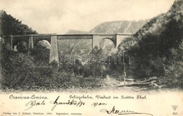 T2/T3 1901 Oravica-Anina, Oravita-Anina; Gebirgsbahn, Viaduct Im Zsittin Thal / Vasúti Hegyipálya, Zsittini-völgy Viaduk - Non Classés