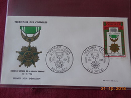 FDC De L Archipel Des Comores De 1964 Poste Aerienne - Brieven En Documenten