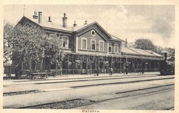 T2/T3 Galánta, Vasútállomás, Gőzmozdony, Hajtány / Bahnhof / Railway Station, Locomotive, Handcar (EK) - Ohne Zuordnung